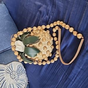 RARE Farm Rio Brazil Pineapple 2-Way Crossbody / Handbag